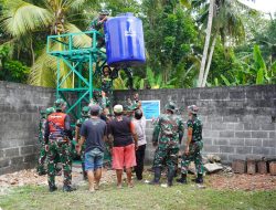 Pemasangan Tampungan Air Sumur Bor di Padukuhan Senden