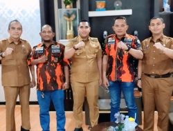 KOTI Pemuda Pancasila Kota Pekanbaru Jalin Silaturahmi dengan Camat Tenayan Raya