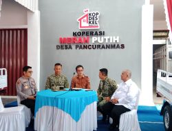 Danrem 072/Pamungkas Hadiri Launching Koperasi Desa/Kelurahan Merah Putih oleh Presiden RI Secara Nasional