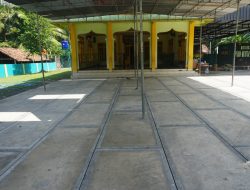 Halaman Masjid Al Ma’ruf Padukuhan Senden Selesai Diperkeras