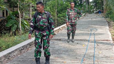 1200 Meter Rabat Beton Jalan di Sidorejo Lendah Selesai Dibangun