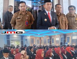 Wabup Junaidi Mahir Kukuhkan Puluhan Kepala Sekolah TK, SD, dan SMP di Lingkungan Pemkab Muaro Jambi
