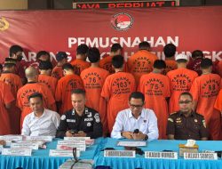 Polda Sumatera Selatan Musnahkan Barang Bukti Narkoba Senilai Rp2,8 Miliar Hasil Ungkap Mei 2026