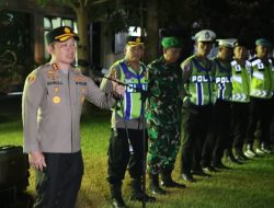 Ciptakan Kamtibmas Kondusif Jelang Idul Adha, Polres Gunungkidul Gelar Patroli Gabungan