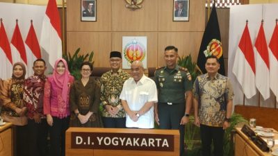 Danrem 072/Pamungkas Hadiri Kunker Panja Ruang Digital Komisi I DPR RI