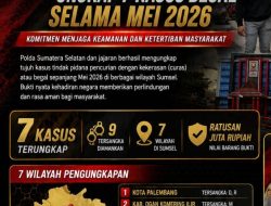 Amankan Wilayah, Ditreskrimum Polda Sumsel dan Jajaran Sikat Habis Begal