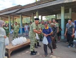 Wujud Kepedulian dan Ketakwaan, Kodim 0730/Gunungkidul Laksanakan Pemotongan Hewan Kurban di Makodim