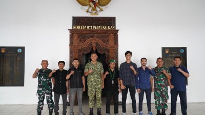 Danrem 072/Pamungkas Terima Audensi HMI, Perkuat Wawasan Kebangsaan dan Bela Negara