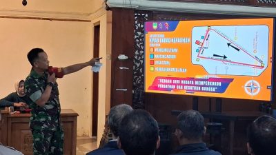 Peran Aktif Babinsa Kepatihan Wetan Berikan Paparan Dalam Rapat Panitia Persiapan Gelar Budaya Babad Kepatihan 2026