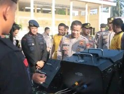 Wakapolda Bengkulu Cek Kesiapan Sarpras Pelayanan Unjuk Rasa, Tekankan Personel Harus Selalu Siap