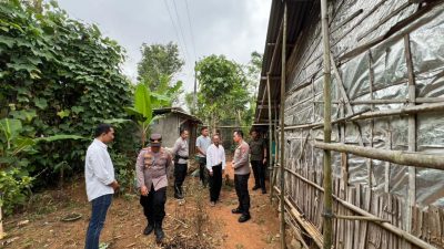 Bedah Rumah Diujung Timur Gunungkidul, dalam rangka HUT Bhayangkara Ke-80