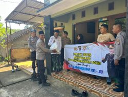 Polsek Tepus Anjangsana ke Purnawirawan Polri Sambut HUT Bhayangkara ke-80