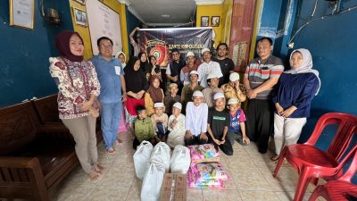 Sambut Hari Bhayangkara ke-80, Ditintelkam Polda Sumsel Salurkan Bantuan Sosial ke Panti Asuhan Peduli Kasih