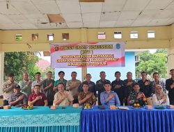 Polda Sumsel Bersama Forum Kepala Desa Gelar FGD Sosialisasi Antisipasi Meningkat nya kriminalitas Jalan/Begal