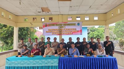 Polda Sumsel Bersama Forum Kepala Desa Gelar FGD Sosialisasi Antisipasi Meningkat nya kriminalitas Jalan/Begal