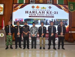 Kasrem 072/Pamungkas Hadiri Tasyakuran Harlah ke-21 FKPM Paksi Katon DIY