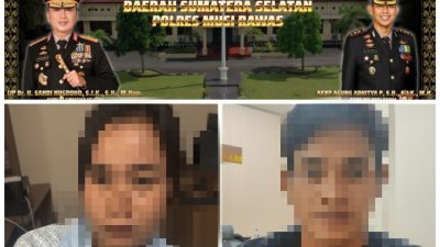 Polda Sumsel Ringkus Dua Tersangka Pembunuhan Berencana di Musi Rawas