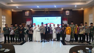 Kasrem 072/Pamungkas Hadiri Doa Bersama Lintas Agama Memperingati Hari Ulang Tahun (HUT) Bhayangkara ke- 80 Polda DIY