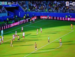 Meriahkan Gelaran Piala Dunia 2026, Prajurit Korem 072/Pamungkas Nobar Bersama Masyarakat