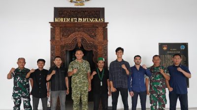 Danrem 072/Pamungkas Terima Audensi HMI, Perkuat Wawasan Kebangsaan dan Bela Negara