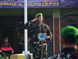 Danrem 072/Pamungkas Pimpin Upacara 17-an dan Penyerahan Penghargaan Juara Harapan I Lomba Karya Bakti TNI AD