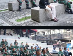 Pererat Kebersamaan TNI dengan Rakyat, Korem 072/Pamungkas Nobar Bersama Masyarakat