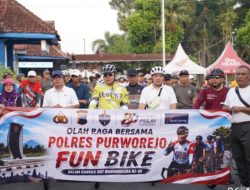 HUT Bhayangkara ke-80, Polres Purworejo Kampanyekan Keselamatan Berlalu Lintas Lewat Fun Bike Menyusuri Titik Rawan Kecelakaan