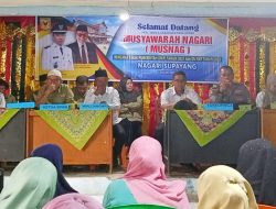 Musnag Supayang Tetapkan Arah Pembangunan 2027–2028, Sinergi Masyarakat Jadi Kunci Kemajuan Nagari