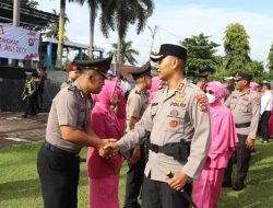 24 Personel Polres Tanah Datar Naik Pangkat, Kapolres Tegaskan Pangkat Baru Harus Dibayar dengan Kinerja dan Pengabdian