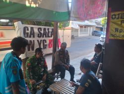 Sinergi TNI-Polri Jaga Keamanan, Babinsa & Bhabinkamtibmas Patroli Rutin di Kepatihan Kulon