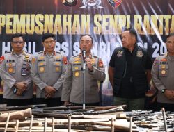 Ops Senpi Musi 2026 Berhasil, Polda Sumsel Ungkap 32 Kasus dan Musnahkan 397 Senjata Api