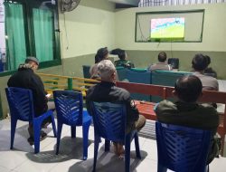 Koramil Jajaran Kodim 0731/Kulon Progo Bersama Masyarakat Nobar Pertandingan Norwegia vs Inggris