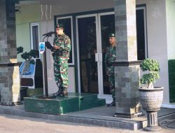 Kodim 0731/Kulon Progo Laksanakan Upacara Pengibaran Bendera