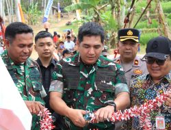 Danrem 074/Warastaratama Resmikan Jembatan Penghubung Antar Desa Dan Kelurahan Di Wonogiri