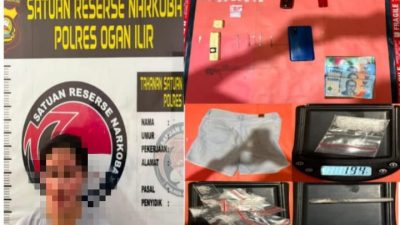 Polres Ogan Ilir Gagalkan Peredaran Sabu, Seorang Perempuan Diamankan Bersama Puluhan Paket Narkotika