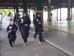 Latihan Rutin Silat Perisai Diri Padepokan Wonosalam Kartasura Sukoharjo
