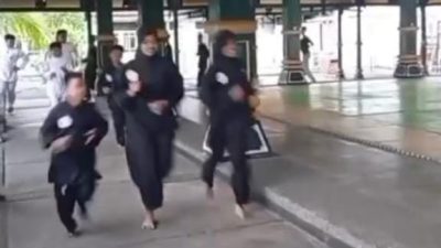Latihan Rutin Silat Perisai Diri Padepokan Wonosalam Kartasura Sukoharjo