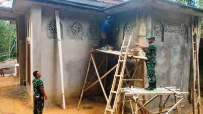 TMMD Sengkuyung Kodim 0731/Kulon Progo Menyasar Perbaikan Masjid Al Huda