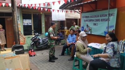 Sinergitas Babinsa Dan Bhabinkamtibmas Kepatihan Wetan Sukseskan Lomba Proklim Tahun 2026
