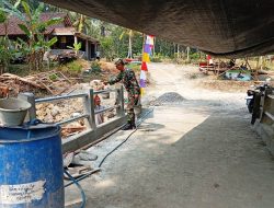 Pembangunan Jembatan Beton Kali Papah Jangkang Lor Banguncipto