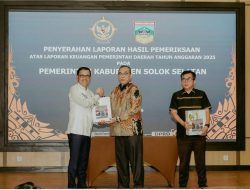 Pemkab Solsel Raih Opini WTP ke-10 dari BPK RI