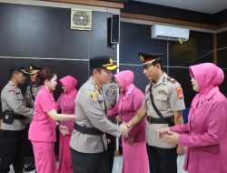 Mutasi di Lingkungan Polri, Polres Gunungkidul Gelar Upacara Sertijab
