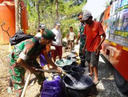 Kodim 0731/Kulon Progo Bantu Air Bersih Warga Banjarsari Samigaluh