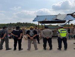 Polres Banyuasin Laksanakan Pengaturan Lalu Lintas di Simpang Pintu Tol Pulau Rimau
