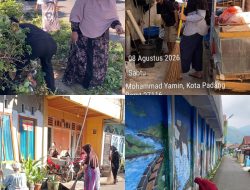 Goro Serentak di Masing-Masing RT, Warga Kelurahan Pasar Usang Kompak Jaga Kebersihan Lingkungan