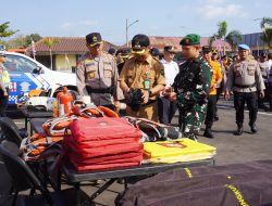 Dandim Kulon Progo Beserta Anggota Ikuti Apel Kesiapan Hadapi Karhutla Kabupaten Kulon Progo