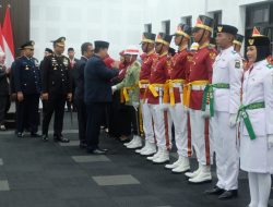 Dandim Kulon Progo Hadiri Pengukuhan Paskibraka Tingkat Kabupaten