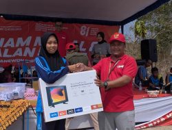 3.000 Warga Tumpah Ruah, Senam Massal dan Jalan Sehat HUT ke-81 RI di Girisubo Berlangsung Meriah