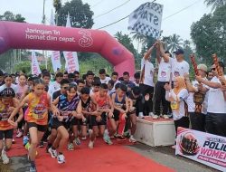 Bhayangkara Run PWR 5K 2026 di Tanah Datar Meriah, 550 Peserta Berlari, Polres Pastikan Keamanan