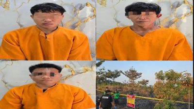 Polisi Tangkap Tiga Pelaku Pembakaran Lahan di PT MHP OKU Timur
